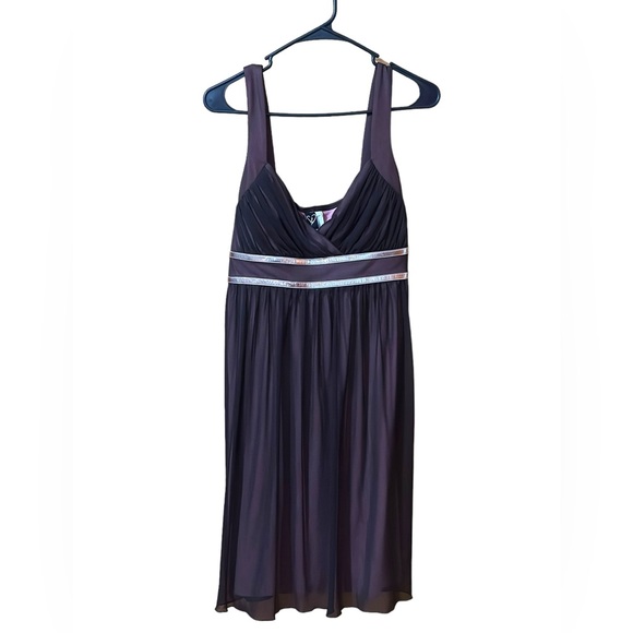 Vintage Windsor Brown Pink Linked Dress made in USA - Picture 1 of 5